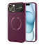 Vaku ® Apple iPhone 15 Plus Premium Polarized Leather Texture Full Lens Protection Silicon Back Cover Case
