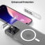eller santé ® Apple iPhone 16 Pro Max Pureview MagPro Series Clear TPU Shockproof Scratch Resistant, Military-Grade Protection Back Cover