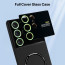 Vaku ® Samsung Galaxy S23 Ultra Silicon Polarized Texture Full Lens Protection Lens Protection Back Cover Case