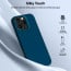 eller santé ® Apple iPhone 16 Pro Liquid Silicone Slim Protective Shockproof Phone Back Cover with Anti-Scratch Microfiber Lining
