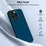 eller santé ® Apple iPhone 16 Pro Max Liquid Silicone Slim Protective Shockproof Phone Back Cover with Anti-Scratch Microfiber Lining