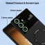 Vaku ® Samsung Galaxy S23 Ultra Silicon Polarized Texture Full Lens Protection Lens Protection Back Cover Case