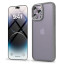Vaku Luxos ® 2In1 Combo Apple iPhone 14 Pro Translucent Armor Slim Protective Metal Camera Back Cover with 3D Tempered Glass