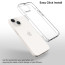 Vaku Luxos ® Apple iPhone 13 Glassy Series Clear TPU Shockproof Scratch Resistant Slim Protective Cover [ Only Back Cover ]