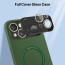 Vaku ® Apple iPhone 15 / 15 Plus Premium Silicon Polarized Texture Full Lens Protection Lens Protection Back Cover Case