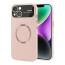 Vaku ® Apple iPhone 14 Premium Polarized Leather Texture Full Lens Protection Silicon Back Cover Case