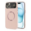 Vaku ® Apple iPhone 15 Premium Polarized Leather Texture Full Lens Protection Silicon Back Cover Case