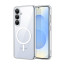 Vaku ® Samsung Galaxy S25 5G Glassy MagPro Transparent Hard PC Scratch Resistant Protective Back Cover