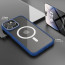 Vaku Luxos ® 2In1 Combo Apple iPhone 14 Pro Translucent MagPro Armor Protective Camera Case Back Cover with 3D Tempered Glass
