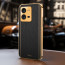 Vaku ® Vivo V25 Luxemberg Series Leather Stitched Gold Electroplated Soft TPU Back Cover