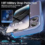 Vaku Luxos ® 2In1 Combo Apple iPhone 14 Pro Translucent Armor Slim Protective Metal Camera Back Cover with 3D Tempered Glass