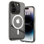 Vaku Luxos ® Apple iPhone 14 / 14 Plus / 14 Pro / 14 Pro Max Glassy Magsafe Series Clear TPU Shockproof Certified Mag-Safe Protective Cover [ Only Back Cover ]