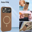 Vaku ® Apple iPhone 15 / 15 Plus Premium Silicon Polarized Texture Full Lens Protection Lens Protection Back Cover Case