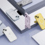 Vaku Luxos ® Apple iPhone 14 Glassy Magsafe Series Clear TPU Shockproof Scratch Resistant Slim Protective Cover [ Only Back Cover ]