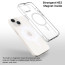 Vaku Luxos ® Apple iPhone 14 Glassy Magsafe Series Clear TPU Shockproof Scratch Resistant Slim Protective Cover [ Only Back Cover ]