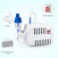 DR VAKU ® Aeromist Nebulizer with intelli-Q Portable Compressor Nebulizer Machine for Breathing Issues Mini Handheld with Mouthpiece Adults & Child Masks Steam Inhaler