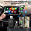 Vaku Luxos ® AUTOELITE Wireless CarPlay Adapter With Wireless Android Auto, Bluetooth, GPS Navigation, Voice Control, Car Audio Receiver & Music