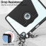 Vaku ® FLARE Apple iPad Air 11 inch (M2) Back Flip Stand Cover 360 Degree with Pencil Holder Powerful Magnetic Attachment Slim Trifold Stand Case