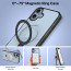 eller santé ® Apple iPhone 16 Solace MagPro with Magnetic Alloy Ring Metal Kickstand Scratch Resistant Certified Mag-Safe Protection Cover