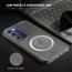 Vaku ® Vivo Y100 4G Astrid Luxury PU Leather Electroplated Magnetic Magsafe Shockproof Bumper Protective Back Cover
