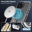 Vaku Luxos ® Apple iPhone 16 Pro Max Vortex Magpro Gel Cushion Slim Fit Shockproof Certified Mag-Safe Crystal Clear Camera Metal Ring Back Cover