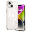 Vaku Luxos ® Apple iPhone 14 / 14 Plus / 14 Pro / 14 Pro Max Glassy Magsafe Series Clear TPU Shockproof Certified Mag-Safe Protective Cover [ Only Back Cover ]
