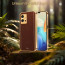 Vaku ® Vivo Y55 5G Luxemberg Leather Pattern Gold Electroplated Soft TPU Back Cover