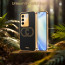 Vaku ® Vivo V27 5G Skylar Leather Pattern Gold Electroplated Soft TPU Back Cover