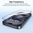Vaku Luxos ® Apple iPhone 16 Plus Screen Protector HD Tempered Glass 3D Anti Scratch Upgrade Edge Protection Glass
