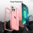 Vaku Luxos ® 2In1 Combo Apple iPhone 13 Pro Max Star Struck Series Transparent Protective Back Cover with 3D Tempered Glass