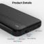 Dr. Vaku ® Magnum 10000 mAh Power Bank with 3A 20W Fast Charging Dual USB QC 4.0 with Type-C and Micro USB