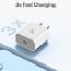 Vaku ®️ Aiges 20W PD Port Charger Type C [Apple MFi Certified] Adapter for iPhone and Android Devices