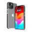 Vaku Luxos ® Apple iPhone 14 Vortex Gel Cushion Slim Fit Shockproof Crystal Clear Camera Metal Ring Back Cover