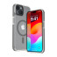 Vaku Luxos ® Apple iPhone 14 Vortex Magpro Gel Cushion Slim Fit Shockproof Crystal Clear Camera Metal Ring Certified Mag-Safe Back Cover