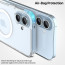 Vaku Luxos ® Glassy Magsafe Clear TPU Shockproof Scratch Resistant, Slim, Thin, Military-Grade Protection Back Cover For iPhone