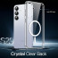 Vaku ® Samsung Galaxy S25 5G Glassy MagPro Transparent Hard PC Scratch Resistant Protective Back Cover