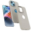 Vaku Luxos ® 2In1 Combo Apple iPhone 14 Plus Liquid Silicone Logo-Cut Soft Anti-Scratch Back Cover with 3D Tempered Glass