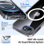 Vaku Luxos ® 2In1 Combo Apple iPhone 16e Glassy MagPro Clear TPU Shockproof Scratch Resistant Case Back Cover with 3D Tempered Glass