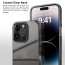 Vaku Luxos ® Apple iPhone 14 Pro Glassy Series Clear TPU Shockproof Scratch Resistant Slim Protective Cover [ Only Back Cover ]