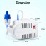 DR VAKU ® Aeromist Nebulizer with intelli-Q Portable Compressor Nebulizer Machine for Breathing Issues Mini Handheld with Mouthpiece Adults & Child Masks Steam Inhaler