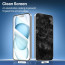 Vaku ® 2in1 Combo Apple iPhone 15 Plus Vortex Magpro Gel Cushion Slim Fit Shockproof Case with Dust Filter Tempered Glass