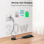 Vaku Luxos® SNAPPY Magnetic Auto-Fold Original iPhone Charger Cable Type C to Lightning Connector Fast Charging (mfi-certified), Nylon Braided for iPhone 14/ iPhone 13/ iPhone 12/ iPhone 11 & ios