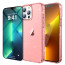 Vaku Luxos ® 2In1 Combo Apple iPhone 13 Pro Star Struck Series Transparent Protective Hard Back Cover with 3D Tempered Glass