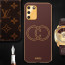 Vaku ® Samsung Galaxy S10 Lite Skylar Leather Pattern Gold Electroplated Soft TPU Back Cover