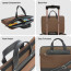 Vaku Luxos ® DA SALERNO 14 inch Laptop Bag Sleeve Premium Convertible Messenger Bag For Men and Women