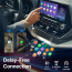 Vaku Luxos ® AUTOELITE Wireless CarPlay Adapter With Wireless Android Auto, Bluetooth, GPS Navigation, Voice Control, Car Audio Receiver & Music