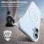 Vaku Luxos ® Apple iPhone 16 Plus Glassy Certified Mag-Safe Clear TPU Shockproof Scratch Resistant, Slim, Thin, Military-Grade Protection Back Cover