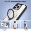 Vaku Luxos ® Apple iPhone 16 Pro Max Solace MagPro with Magnetic Alloy Ring Metal Kickstand Scratch Resistant Certified Mag-Safe Protection Cover