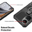 Vaku ® Oppo Reno10 Pro 5G Vanguard Military Grade Armor Case with Metal Belt Clip Kickstand Back Cover