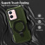 Vaku ® Vivo Y33s 5G Astor Military Grade Armor Protective Case with Ring Bracket Kickstand Back cover